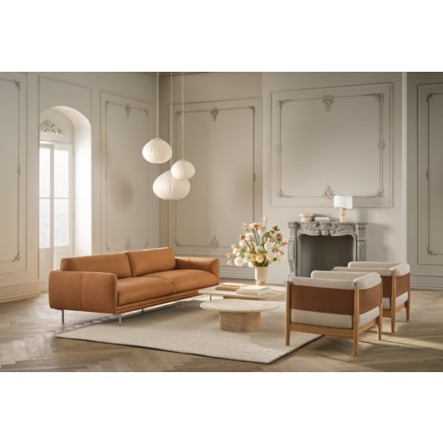Bolia Eida salontafel Ø90 cm beige marmer