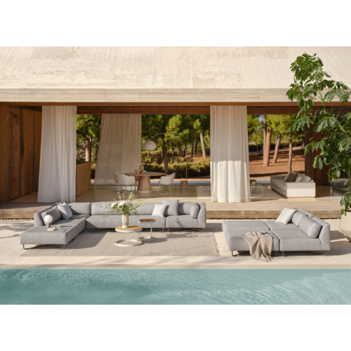 Bolia Orlando outdoor O2 sofa 3 modules met open einde - links met kussens Bolia Orlando outdoor O2 sofa 3 modules met open einde - links met kussens