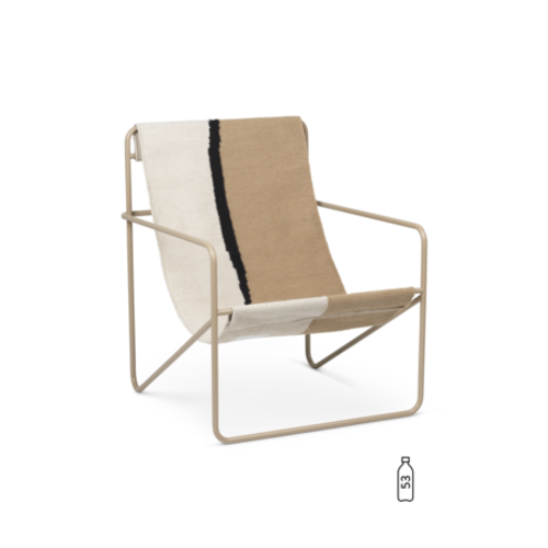 Ferm Living Desert loungestoel Cashmere Ferm Living Desert loungestoel Cashmere