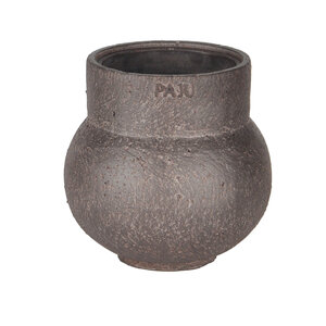 Paju Design Rafael junior pot de fleurs ou bougie de jardin rechargeable brun foncé Ø16