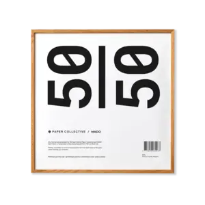 Paper Collective PC cadre en chêne 50 x 50 cm Paper Collective PC cadre en chêne 50 x 50 cm