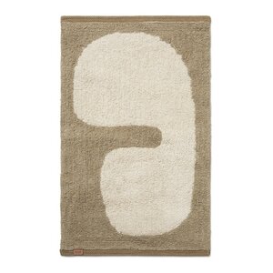 Ferm Living Lay tapis lavable Dark Taupe/Off-white Ferm Living Lay tapis lavable Dark Taupe/Off-white