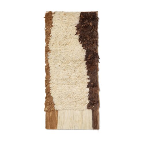 Ferm Living Edge wandtapijt Off-white/Coffee Ferm Living Edge wandtapijt Off-white/Coffee