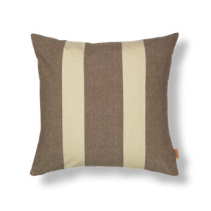 Ferm Living Strand coussin outdoor Carob Brown/Parchment