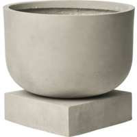 Podium bloempot Ø36 x H30,5 cm cm Grey
