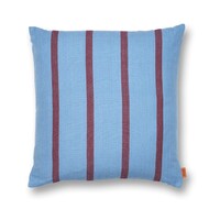 Grand kussen Faded Blue/Burgundy