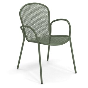 Emu Ronda X chaise de jardin avec accoudoirs Military Green