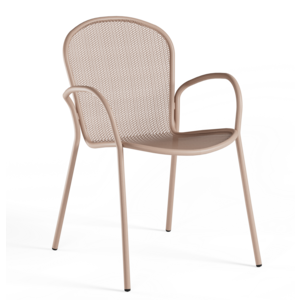 Emu Ronda X chaise de jardin avec accoudoirs Magnolia Rose Emu Ronda X chaise de jardin avec accoudoirs Magnolia Rose