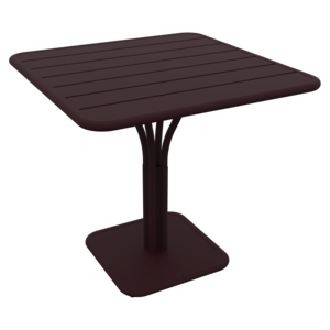 Fermob Luxembourg table de jardin carrée pied central 80 x 80 cm