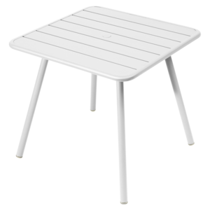 Fermob Luxembourg table de jardin carrée 4 pieds 80 x 80 cm