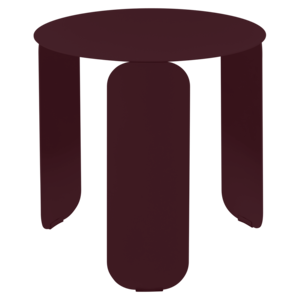 Fermob Bebop table d'appoint Ø 45 cérise noir