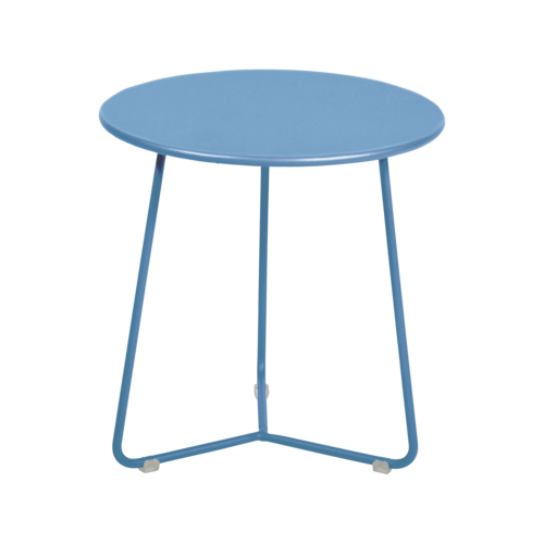 Fermob Cocotte bijzettafel bleu maya metaal Ø 34,5 x H 36 Fermob Cocotte bijzettafel bleu maya metaal Ø 34,5 x H 36