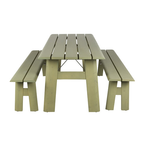 Zuiver Avenue desert sage buiten set