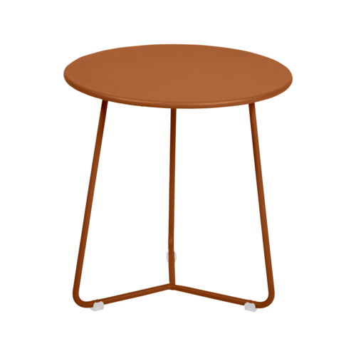 Fermob Cocotte bijzettafel orange confite metaal Ø 34,5 x H 36 Fermob Cocotte bijzettafel orange confite metaal Ø 34,5 x H 36