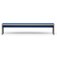 Bank blauw 220 cm