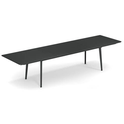 Emu Plus4 verlengbare tuintafel zwart 220+110 x 90