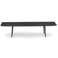 Plus4 verlengbare tuintafel zwart 220+110 x 90