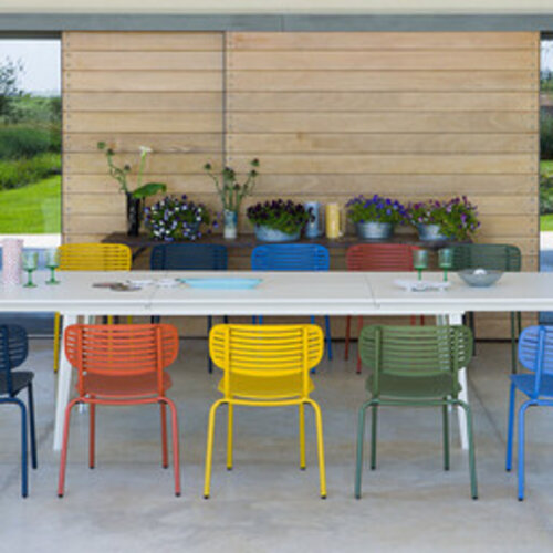 Emu Plus4 verlengbare tuintafel maple red 220+110 x 90