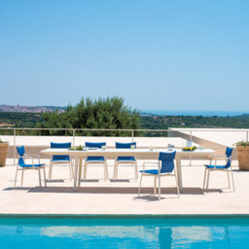 Emu Plus4 verlengbare tuintafel maple red 220+110 x 90