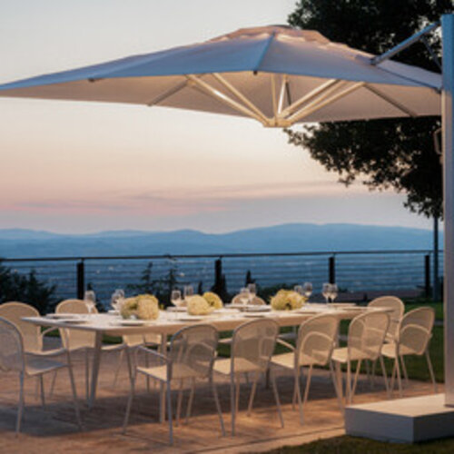 Emu Plus4 verlengbare tuintafel maple red 220+110 x 90