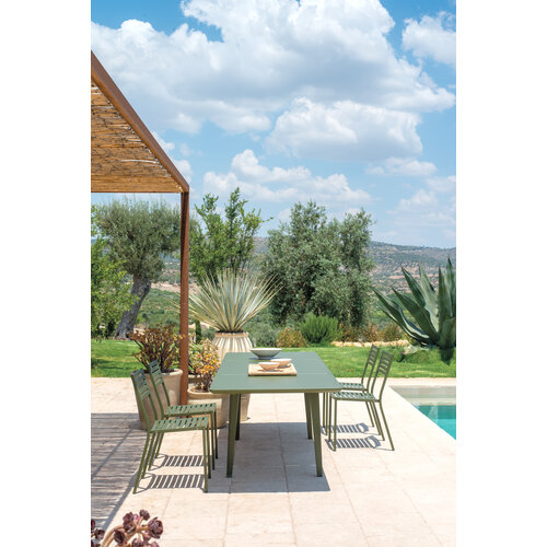 Emu Plus4 verlengbare tuintafel military green 160+110 x 90