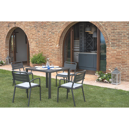 Emu Nova tuintafel 120 x 80 grey/green