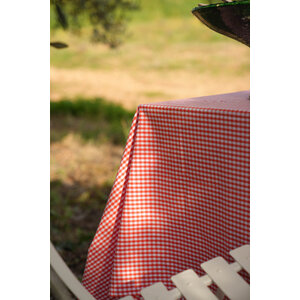 Maison Dînette Fabry tomato tafelkleed 360 x 170