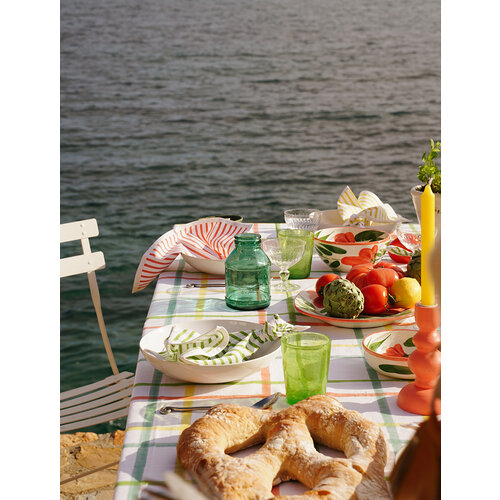 Maison Dînette Rothko peach tafelkleed 360 x 170