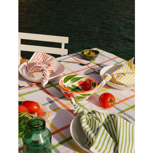 Maison Dînette Rothko peach tafelkleed 360 x 170