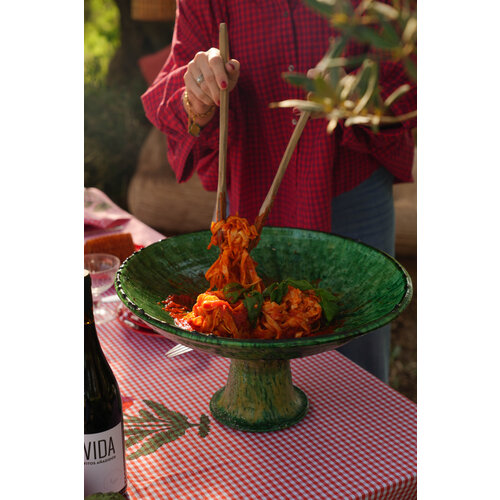 Maison Dînette Fabry tomato tafelkleed 360 x 170 Maison Dînette Fabry tomato tafelkleed 360 x 170