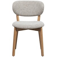 Udar eetkamerstoel met houten frame naturel