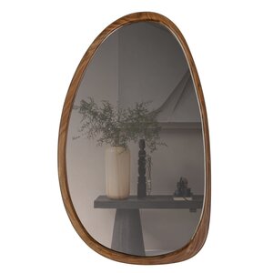 WOOOD Leif spiegel hout naturel 64x 38 cm