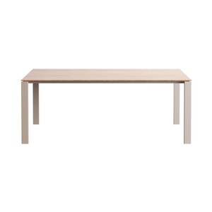 Mobitec Altera table à manger T0100 plateau chêne pied cool grey