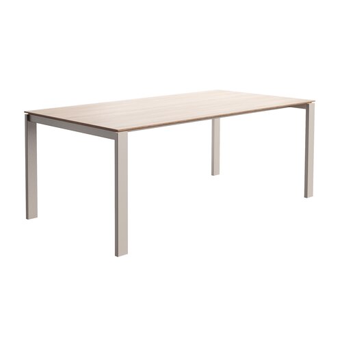 Mobitec Altera eettafel T0100 blad eik onderstel cool grey