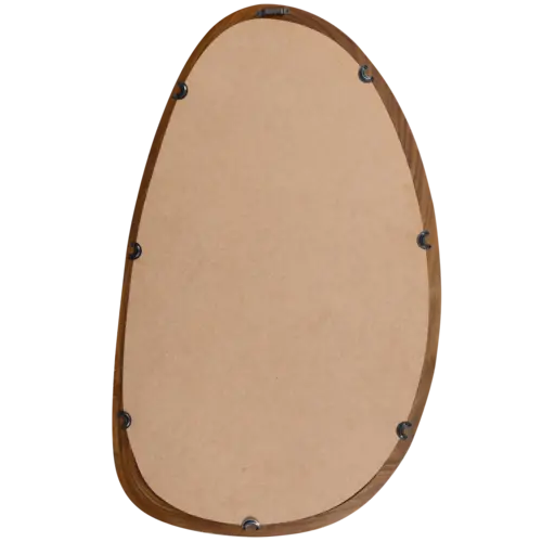 WOOOD Leif spiegel hout naturel 64x 38 cm