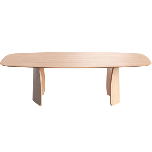 Mobitec Dolmen T0400 boot ovale eettafel massief eikenhout Mobitec Dolmen T0400 boot ovale eettafel massief eikenhout