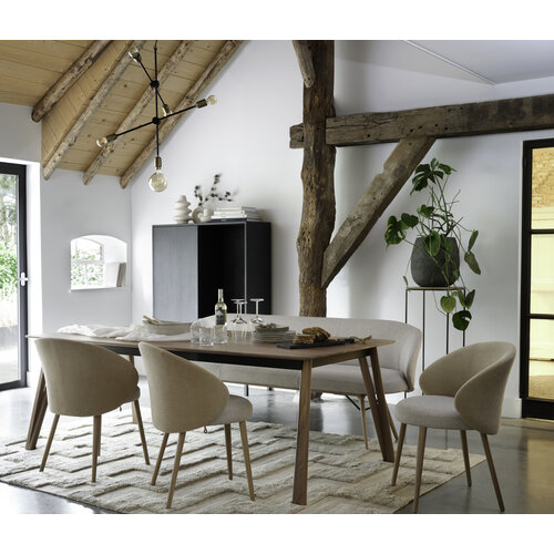 Mobitec Neo eetkamerstoel C0252 houten onderstel