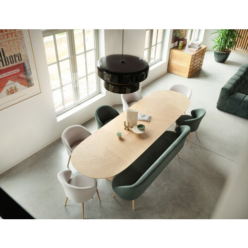 Mobitec Neo eetkamerstoel C0252 houten onderstel
