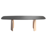 DOLMEN T0700 boot ovale eettafel keramiek