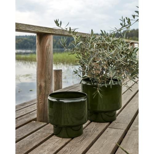 House Doctor Pile bloempot groen Ø 36 cm