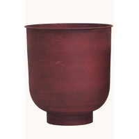 Vig bloempot burnt henna Ø 40 cm