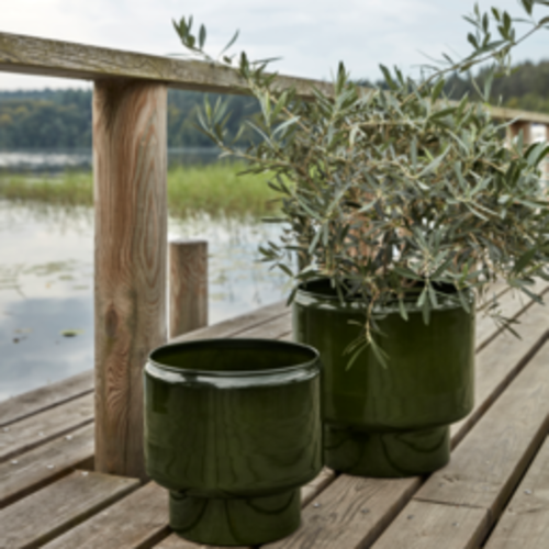 House Doctor Pile bloempot groen Ø 30 cm