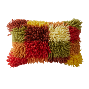 HKLiving Fluffy rag coussin