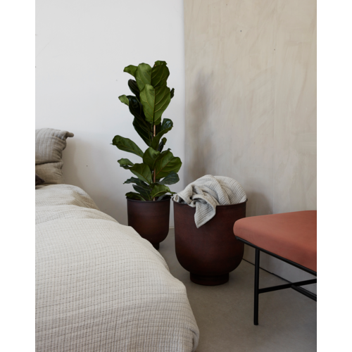 House Doctor Vig bloempot burnt henna Ø 40 cm