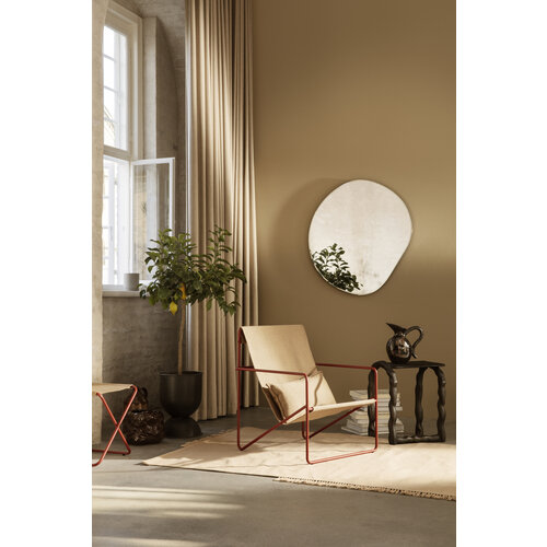 Ferm Living Pond spiegel XL dark chrome
