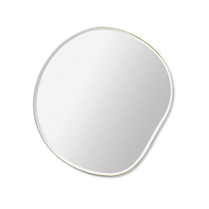 Ferm Living Pond spiegel small brass