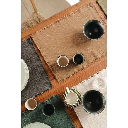 Lorena Canals Handloom placemat Oker - set van 2