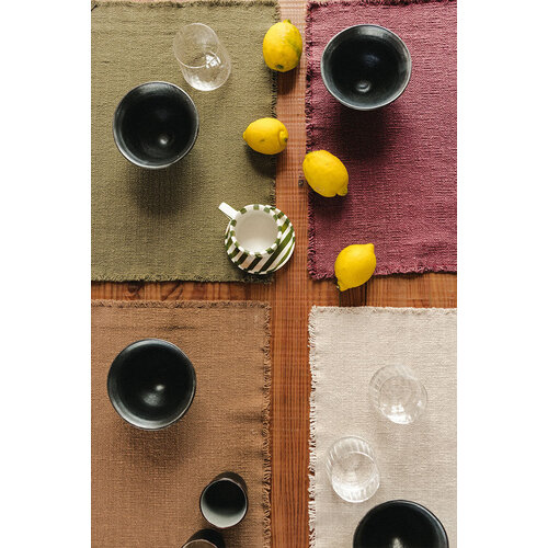 Lorena Canals Handloom placemat Oker - set van 2
