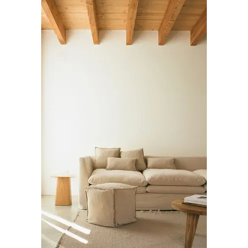 Lorena Canals Handloom rechthoekig kussen beige