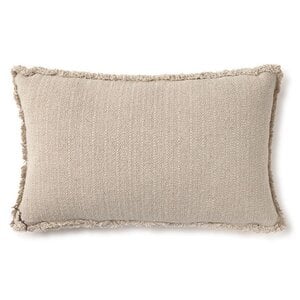 Lorena Canals Handloom rechthoekig kussen beige